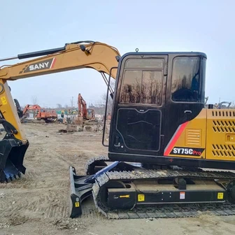 بیل مکانیکی هیدرولیک Sany Sy75c